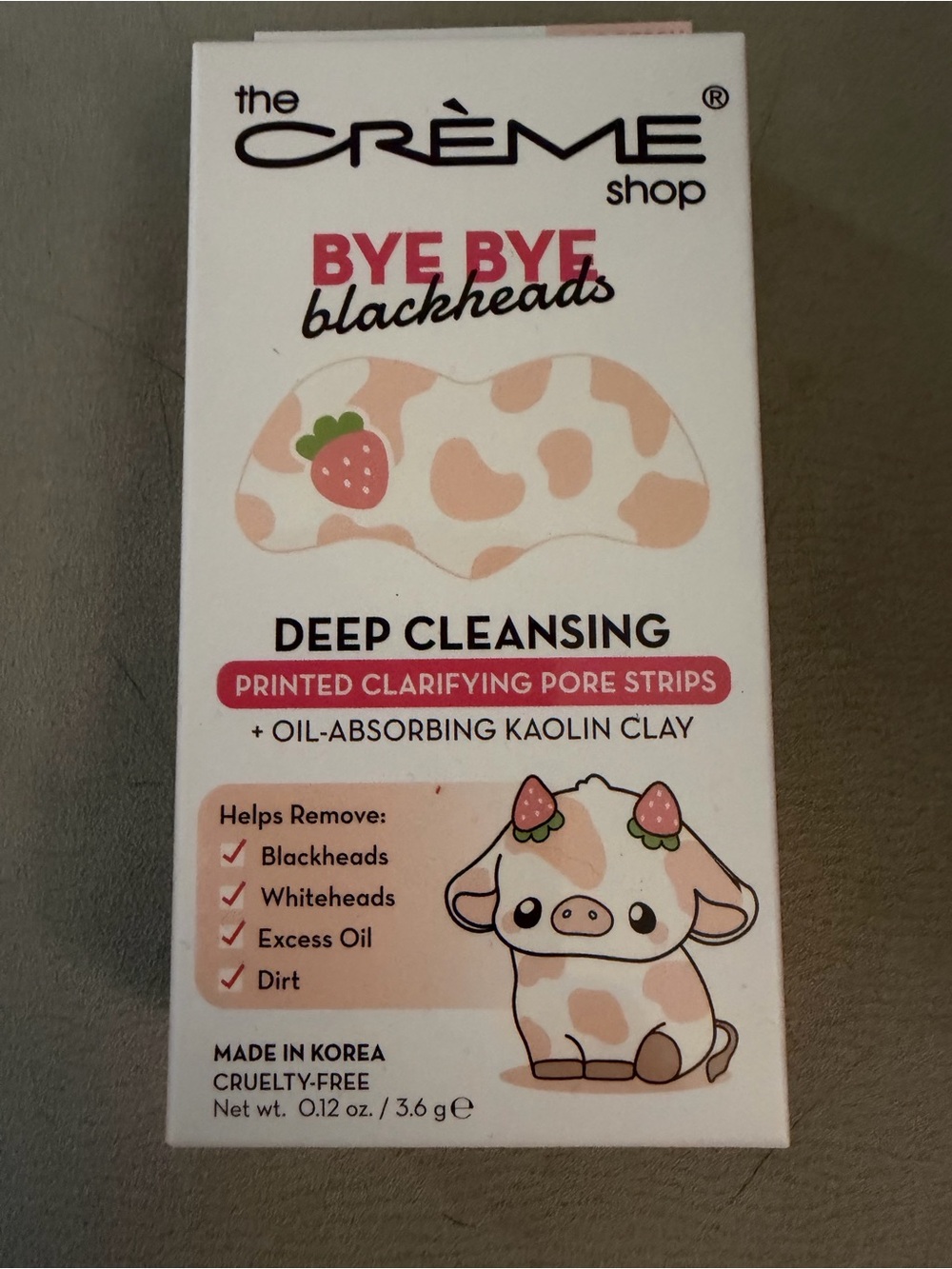 The Crème Shop Bye Bye Blackheads Deep Cleansing Printed Pore Strips -